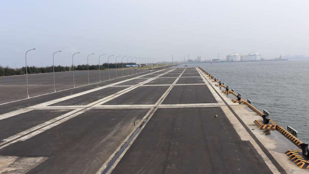 台中港105號碼頭竣工（圖：台中港務分公司）